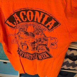 90th Anniversary (2013) Laconia Motorcycle Week t-shirt size L